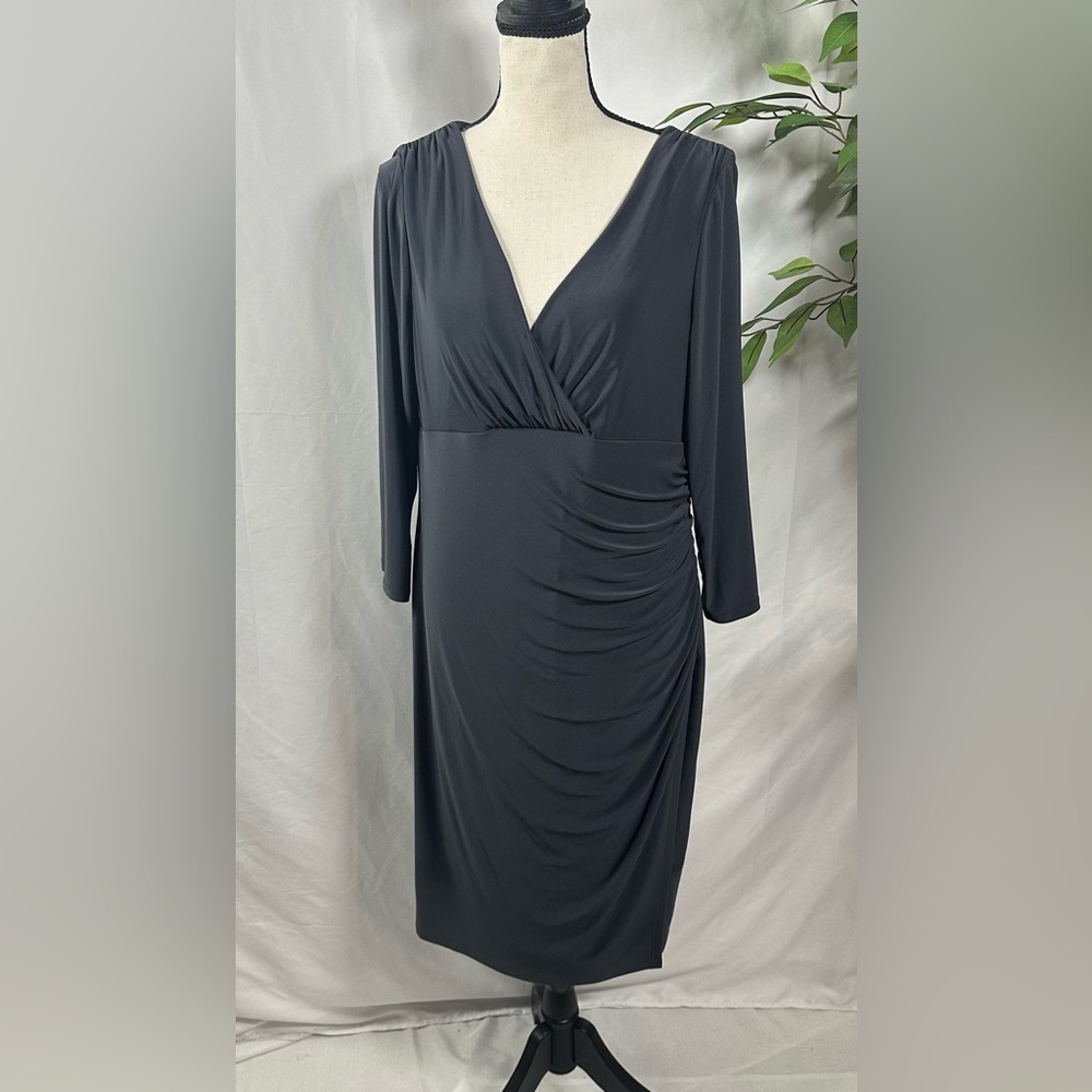 Ralph Lauren Dark Gray Long Sleeve Dress - Picture 2 of 10